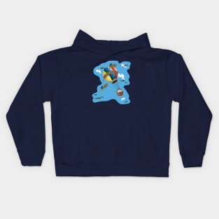 Globo con tortuga Kids Hoodie